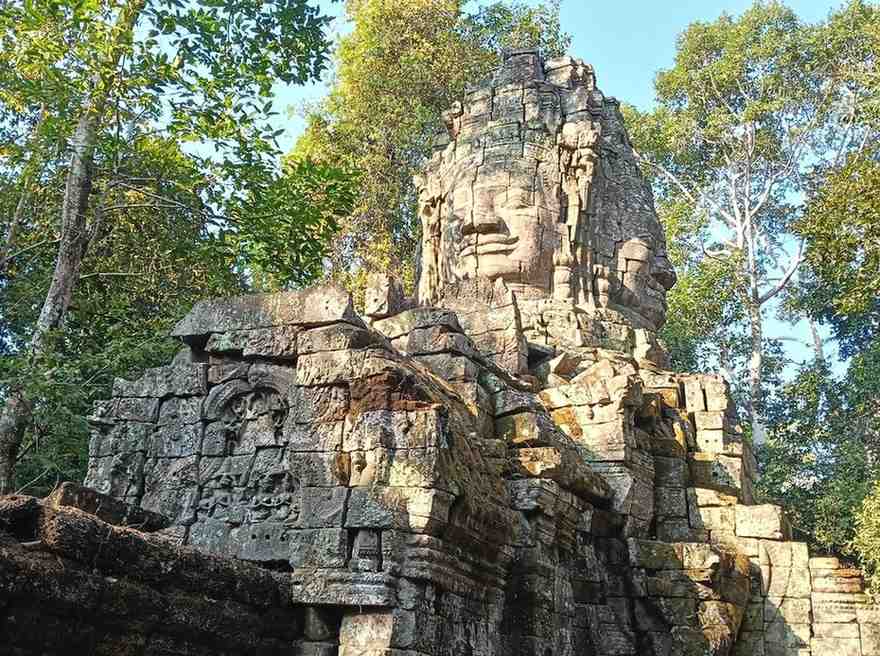 Puerta norte Ta Prohm tour 6 días Camboya